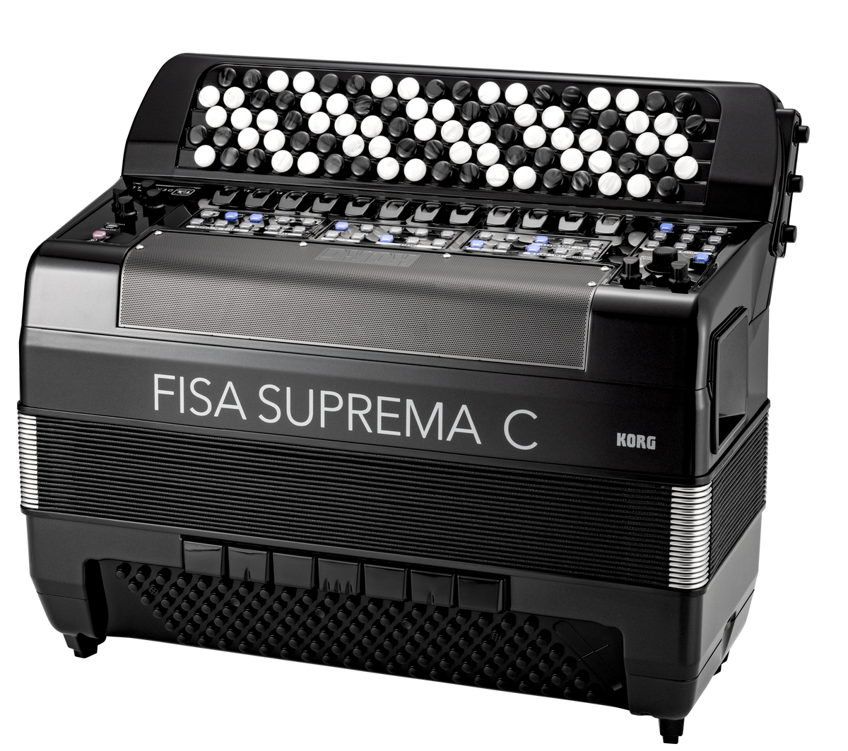 Korg Digitale accordeon, FISA SUPREMA C, Compact model, 92 knoppen, 120 bassen