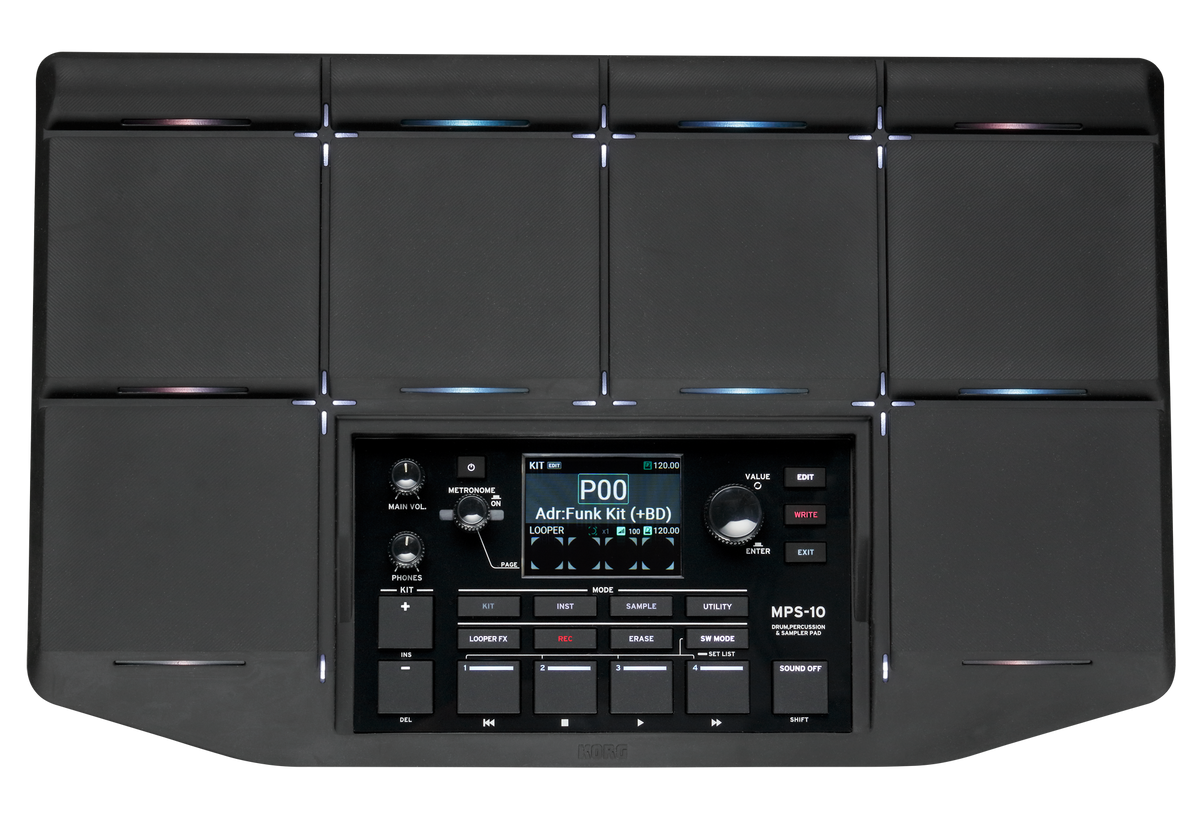 Korg Digitale Drum, MPS-10, Slagwerk, Sampler Pad