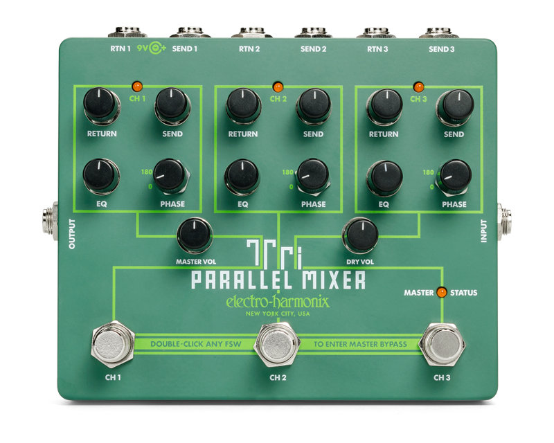 Electro-Harmonix TRI PARALLEL MIXER – effectpedaal