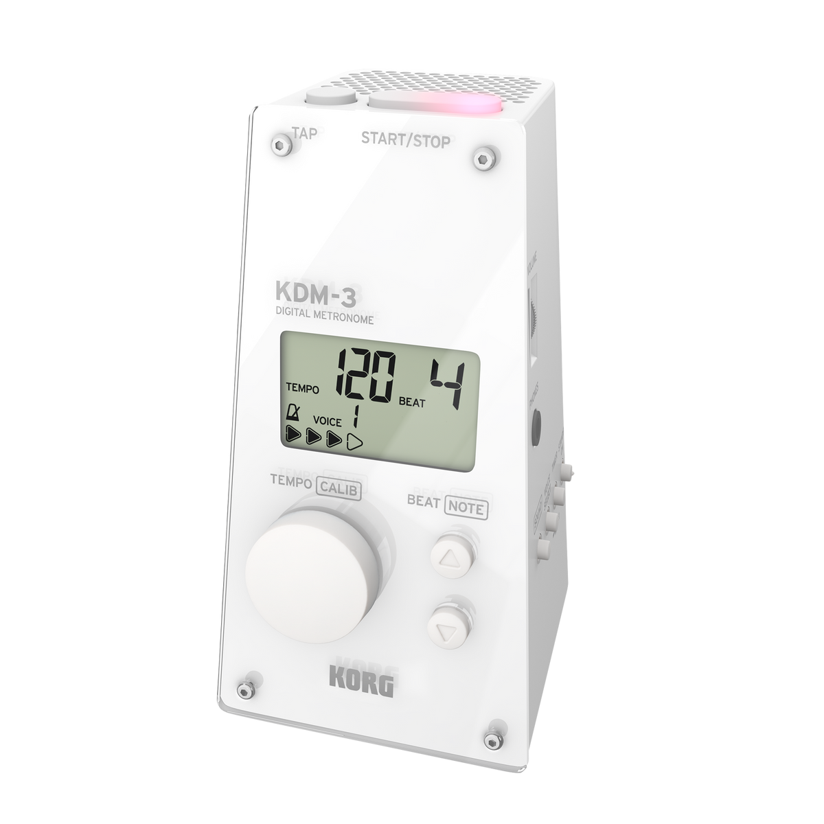 Korg Metronoom, KDM-3 digitaal, wit