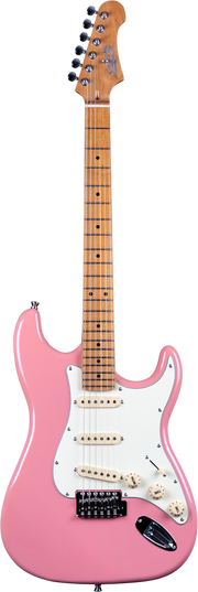 JET Guitars JS 300 BGD – elektrische gitaar – S-stijl SSS Bordeau roze