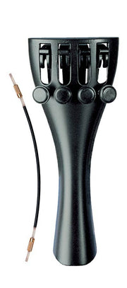 Wittner 919131 altvioolstaartstuk, 39,5-41,5 cm, synthetisch, zwart, met 4 fijnstemmers