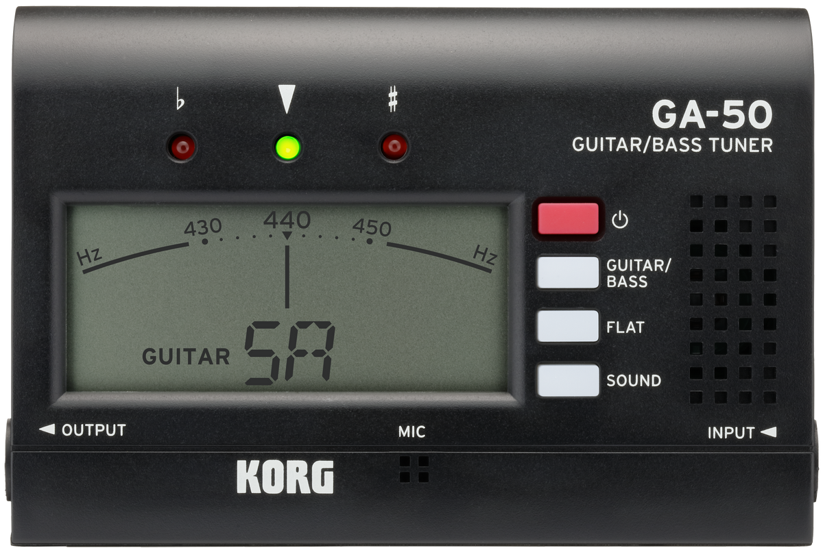 Korg Stemapparaat, Gitaar/Bass, GA-50, zwart