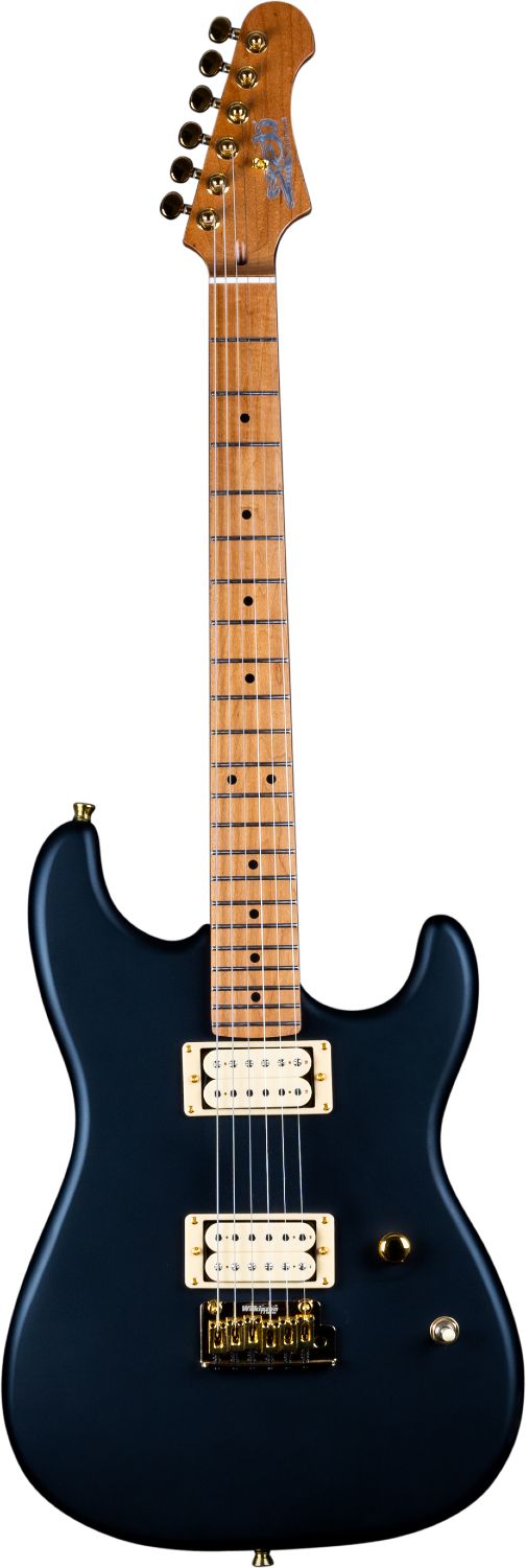 JET Guitars JS-700 MBK – elektrische gitaar – S-stijl HH mat Zwart