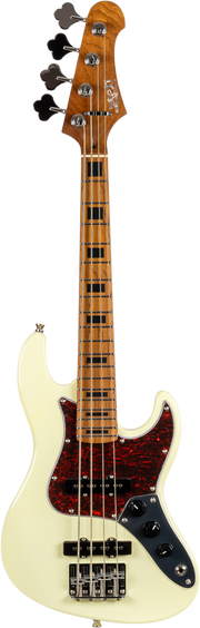 JET Guitars JB-300 OW – elektrische basgitaar – Reis Bas, Wit