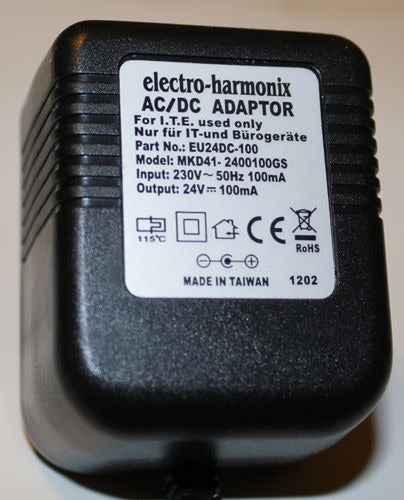 Electro-Harmonix 24V / 100 mA Power Adaptor – voeding