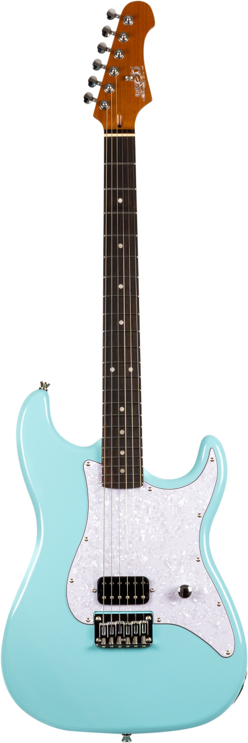 JET Guitars JS-400 HT BL – elektrische gitaar – S-stijl HSS hardtail Blauw, palissander toets