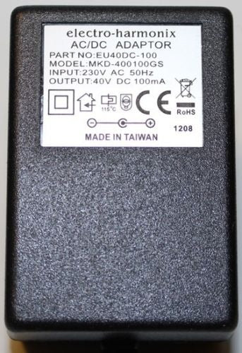 Electro-Harmonix 40V / 100 mA Power Adaptor – voeding