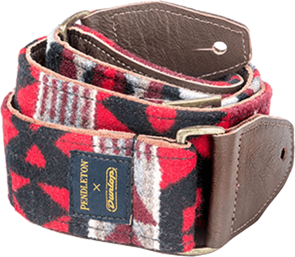 Dunlop PWM02 Pendleton Wool - La Paz Scarlet Gitaarband