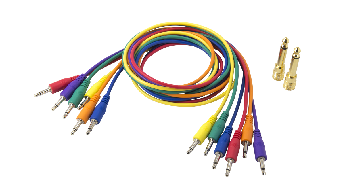 Korg Patchkabel, SQ1, kleur, 6 stuks