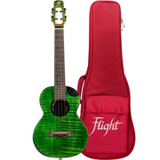 Flight COMET TENOR EQ-A GREEN – elektro-akoestische tenorukelele