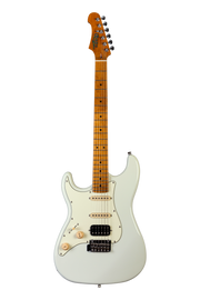 JET Guitars JS-400 OW LH – elektrische gitaar – S-stijl HSS Linkshandig Wit