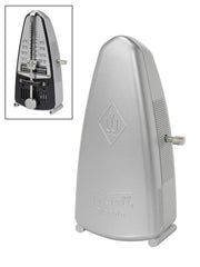 Wittner 838 metronome, kunststof behuizing, zonder bel, silver