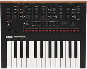 Korg Synthesizer, analoog, monologue, 25 toetsen, zwart