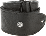 Dunlop BMF15BK BMF Tri-Glide Leather Black Gitaarband