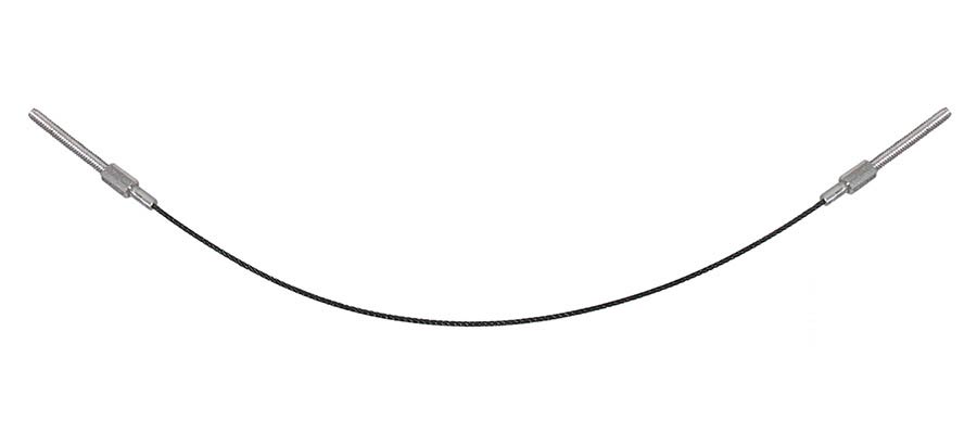 Wittner 917716 aanhangsnaar voor cello, roestvrij staal, 297 mm, geschikt voor 4/4-7/8