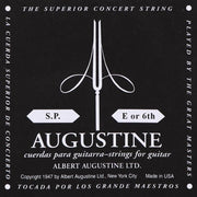 Augustine AUBLK6 Black E6 losse bassnaar voor klassiek gitaar