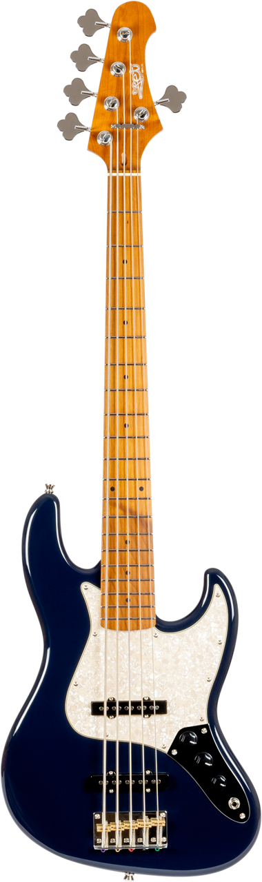 JET Guitars JJB-305 DBL, JB-Style 5-string Deep Blue – elektrische basgitaar – JB-Stijl 5-snarige Diepblauw