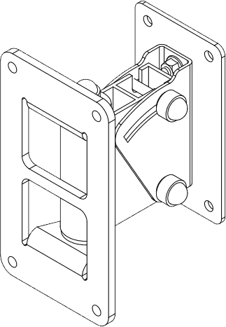 HK Audio STBRACK-1P10 – Wall mount for 1 P10