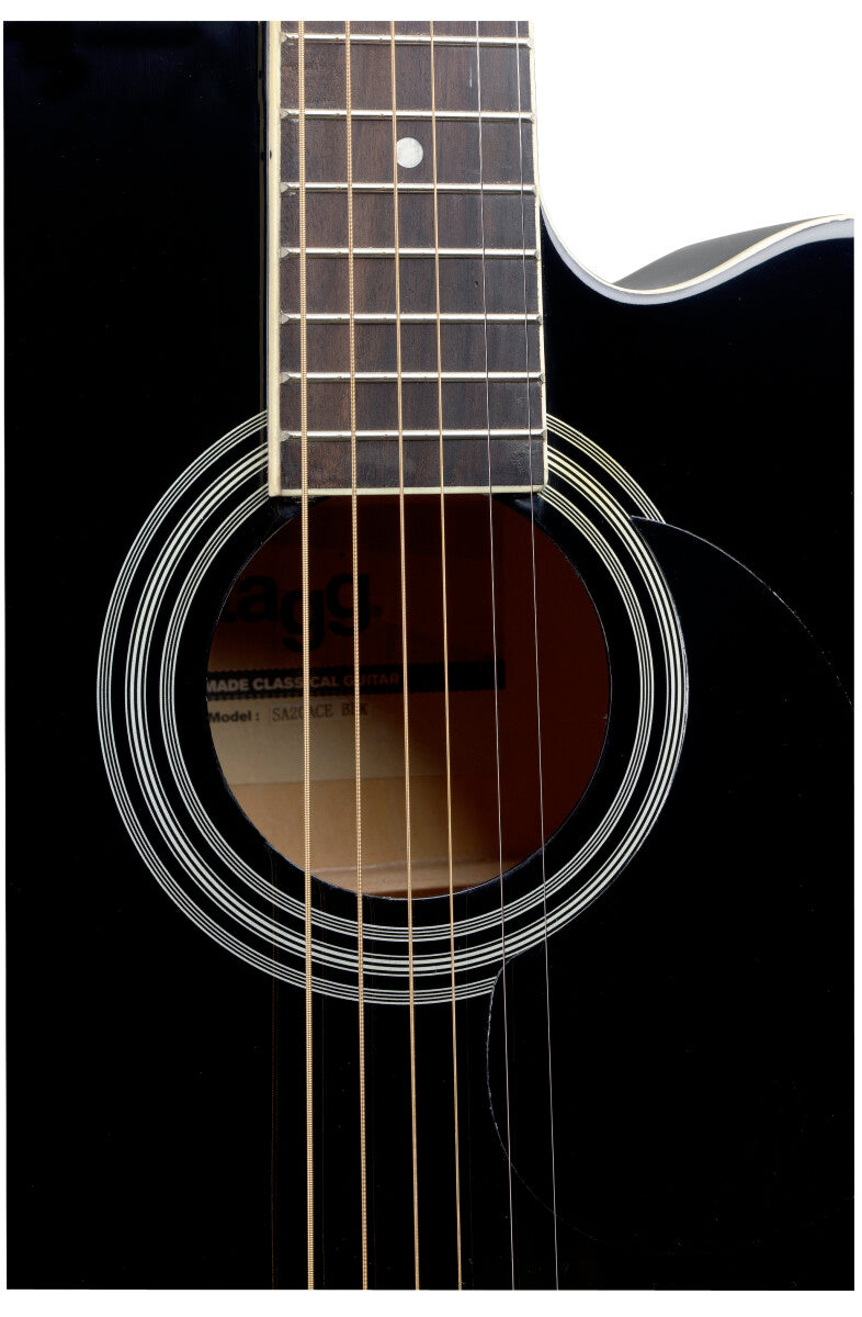 Stagg SA20ACE BLK westerngitaar Zwart