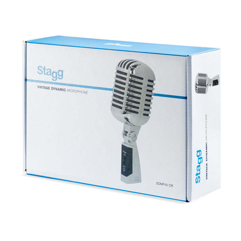 Stagg SDMP40 CR vintage dynamische microfoon