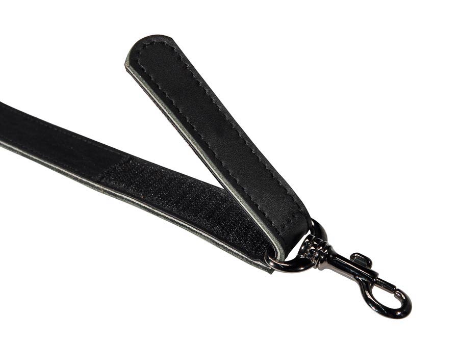 Gaucho GSTB-641-BK Buffalo I Series Banjoriem kunstleer, zwart, chromen clips