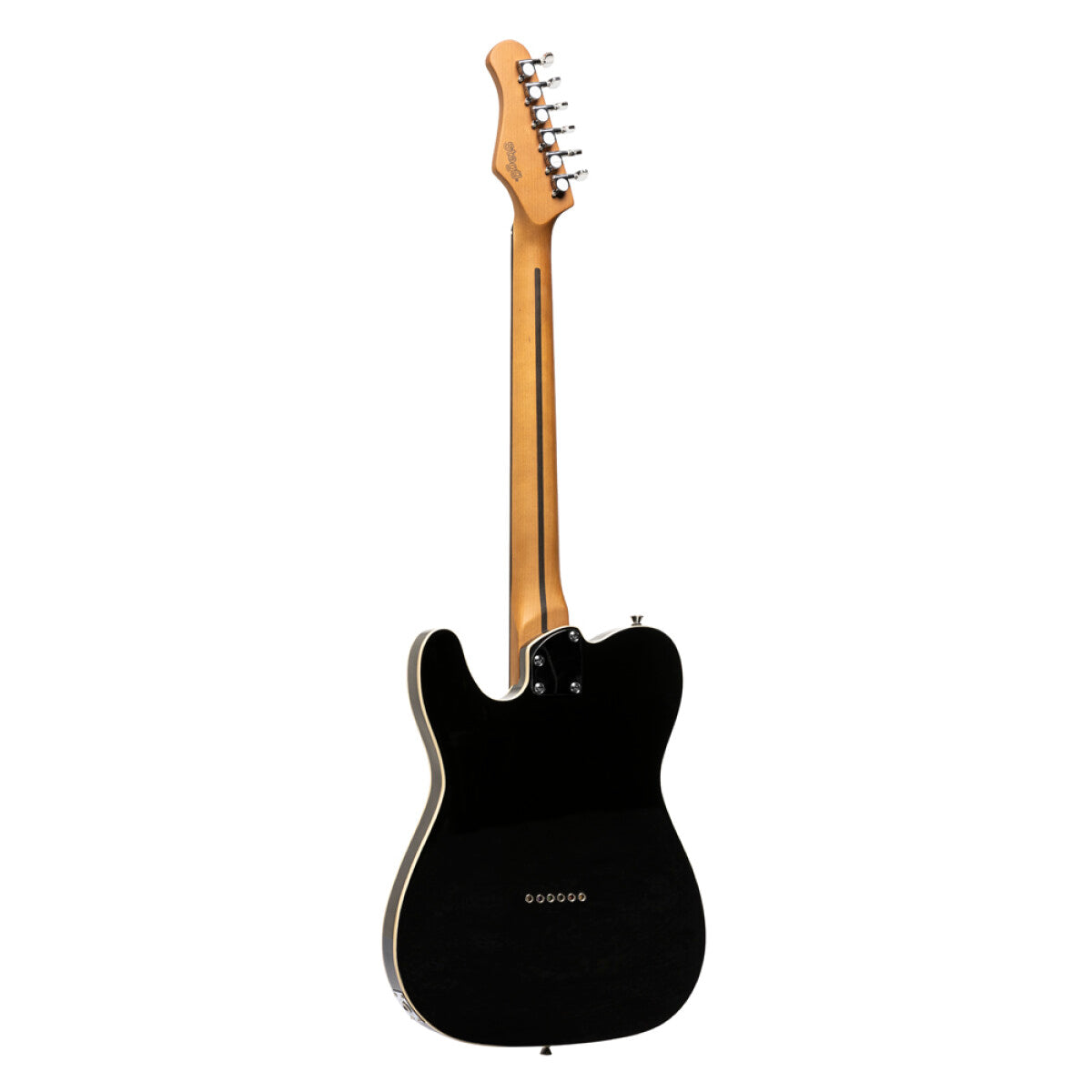 Stagg SET-STD BLK T-style elektrische gitaar Zwart