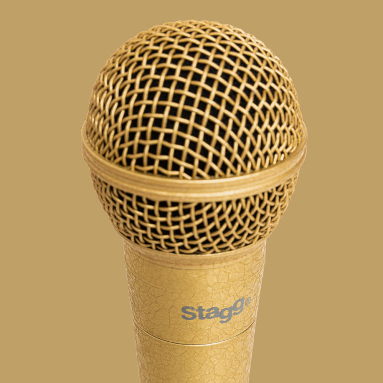 Stagg SDM50 GD dynamische microfoon gouden editie
