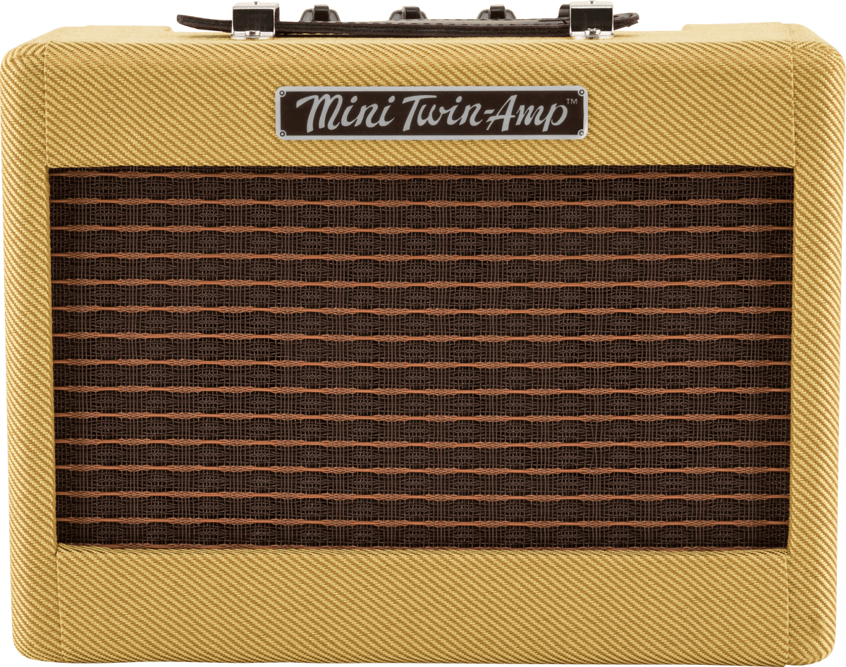 Fender 0234811000 Mini '57 Twin-Amp gitaarversterker 1W met 2x 2-inch speakers - voorkant