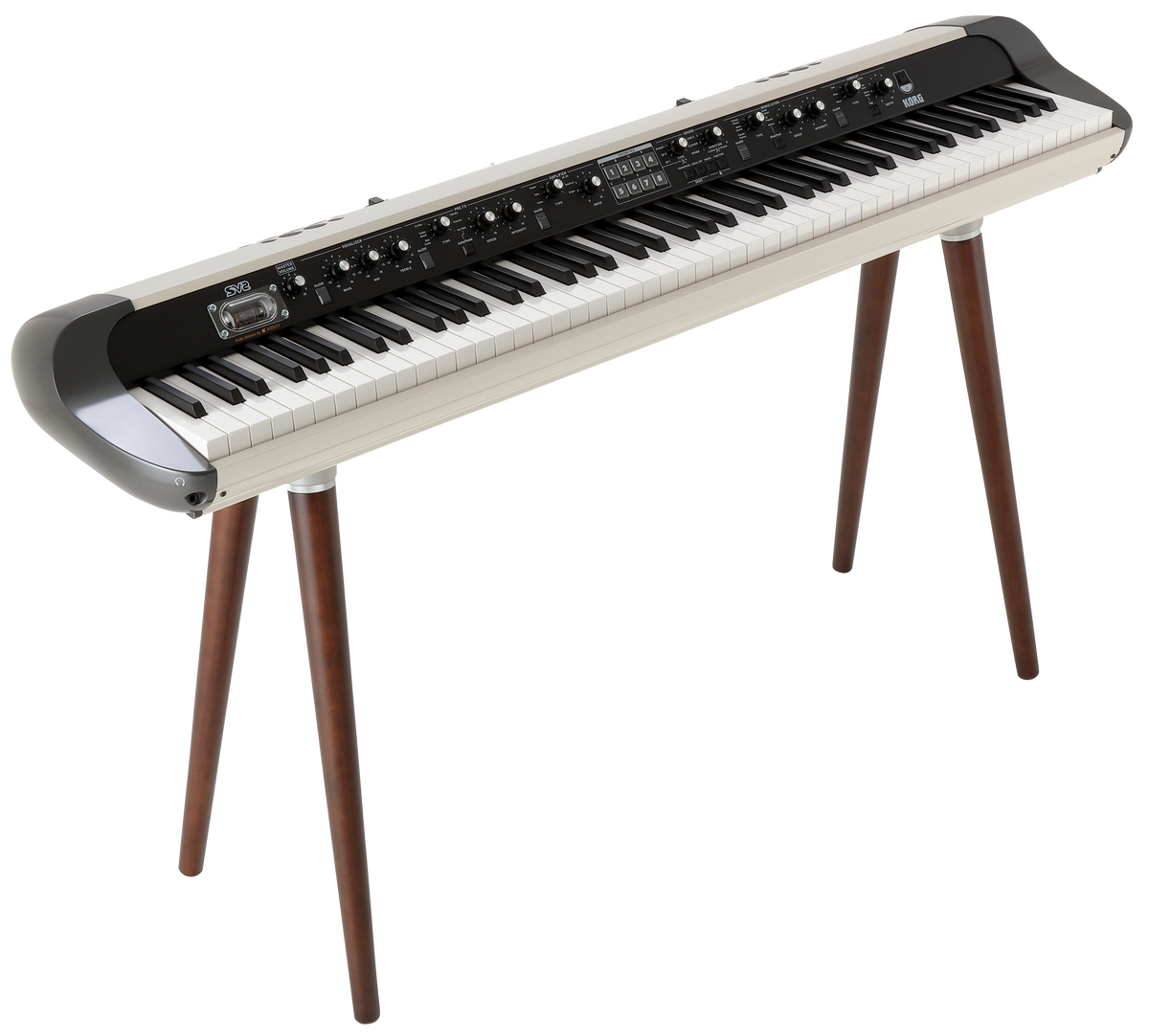 Korg toetsenbordstandaard, voor SV-1 en SV-2, Metaal (grijs) met hout