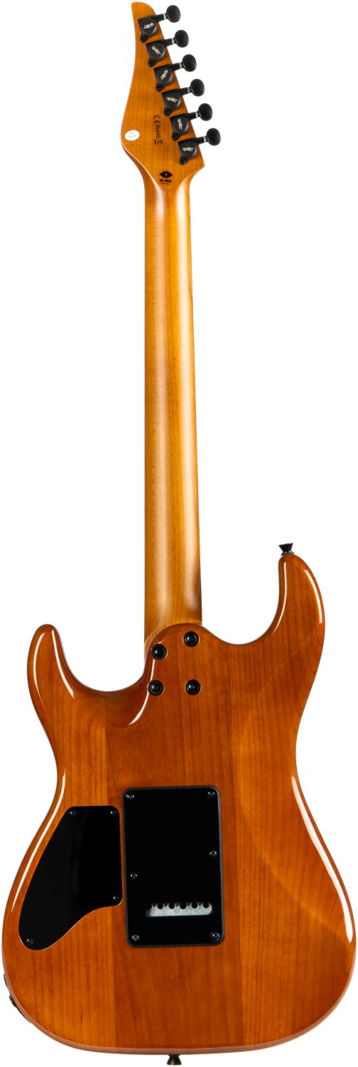 JET Guitars JS-1000 Vulcano – elektrische gitaar – S-stijl HH transparant Rood