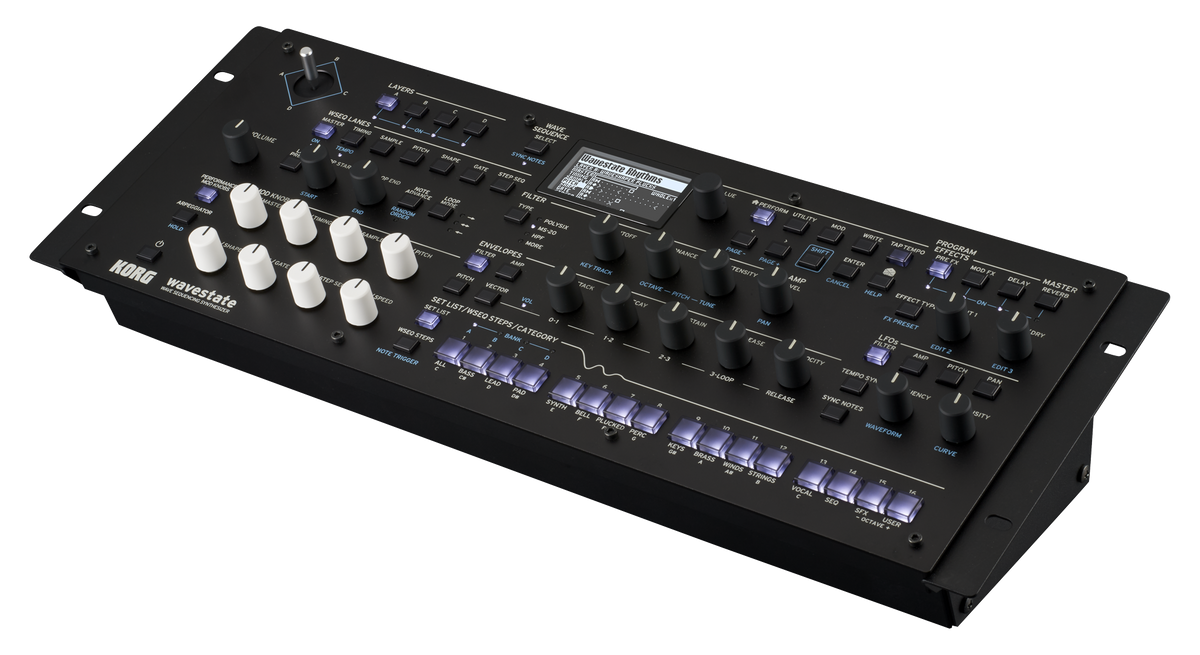 Korg Synthesizer, digitaal, wavestate module, Wave-Sequencing 2.0, Desktop, Rack