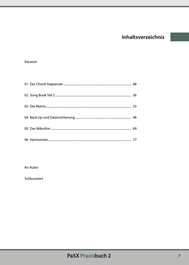 Korg Praxisbuch, für Pa5X / MUSIKANT, Teil 2