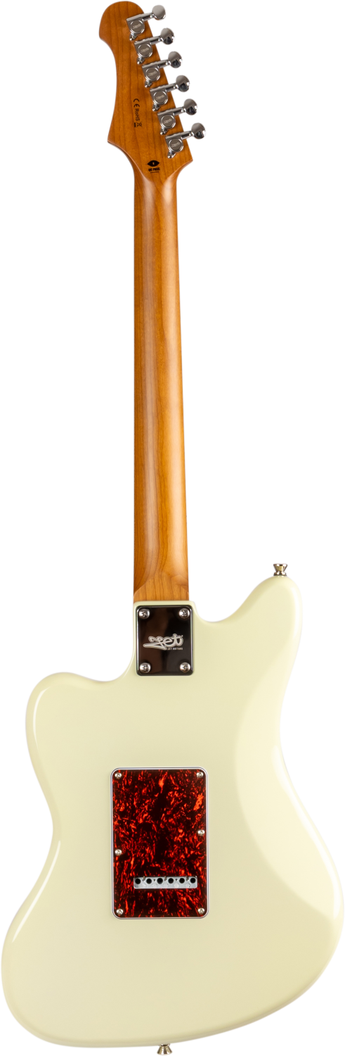 JET Guitars JJ-300 P90 OW – elektrische gitaar – J-stijl P90 Elektrisch Wit