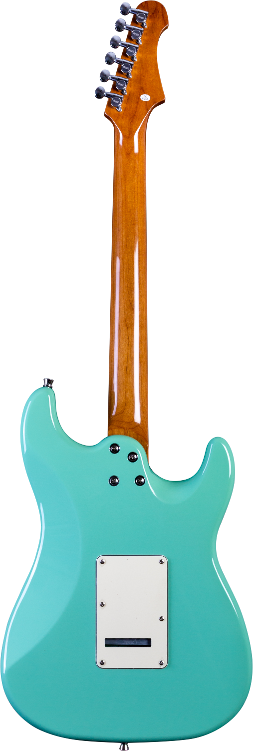 JET Guitars JS-400 SFG LH – elektrische gitaar – S-stijl HSS Linkshandig Zeegroen