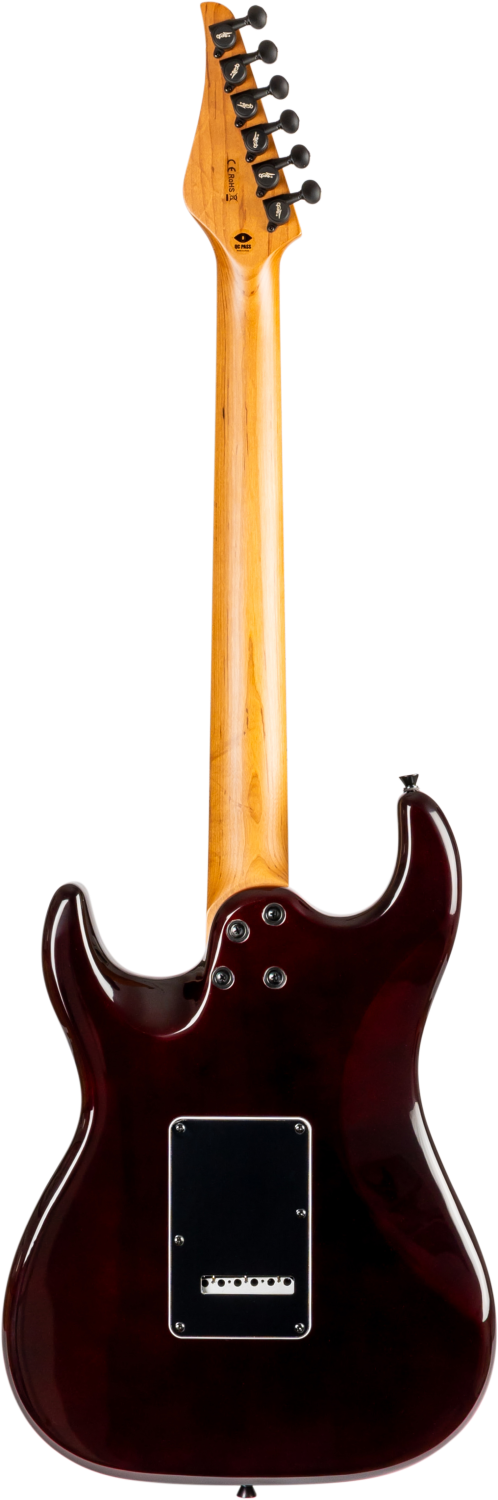 JET Guitars JS-450 BLB – elektrische gitaar – S-stijl HSS transp. blauw