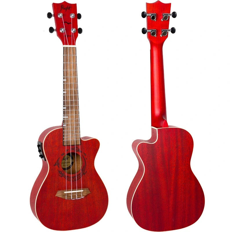 Flight DUC 380 CEQ CORAL – elektro-akoestische concertukelele