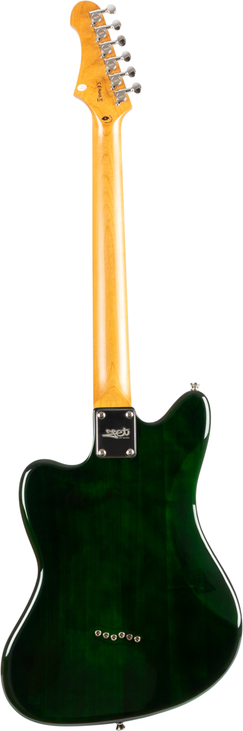 JET Guitars JJ-350 GR R – elektrische gitaar – J-stijl HH – groen