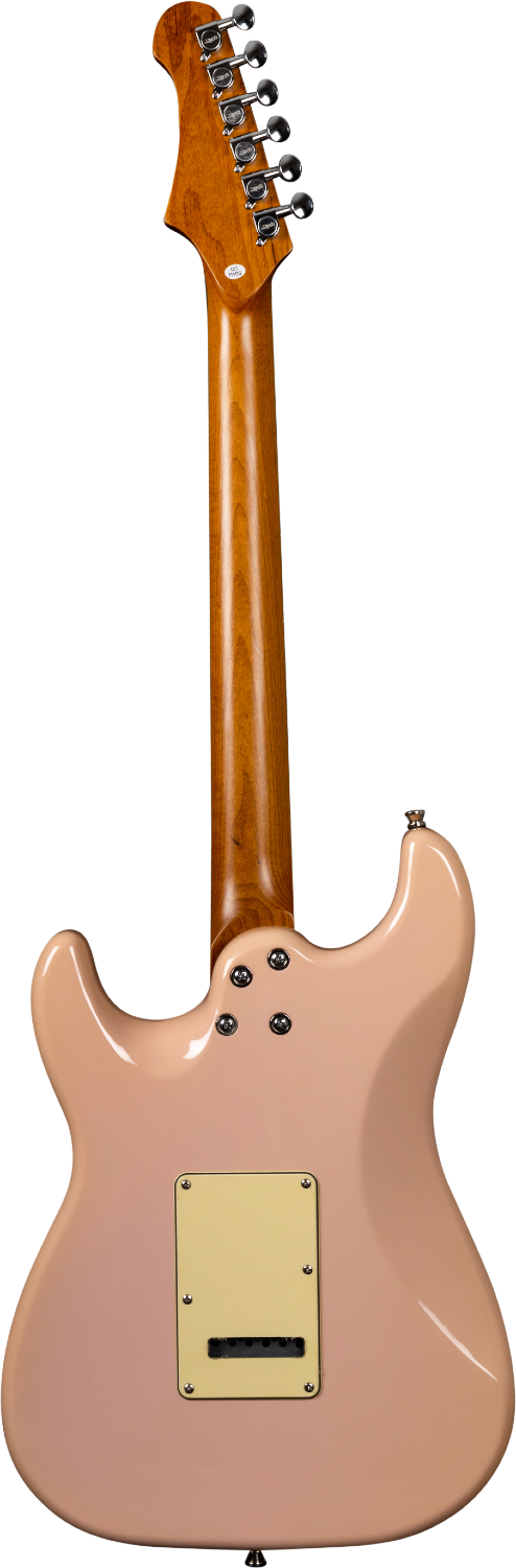 JET Guitars JS-400 PK R – elektrische gitaar – S-stijl HSS Schelp roze, palissander toets