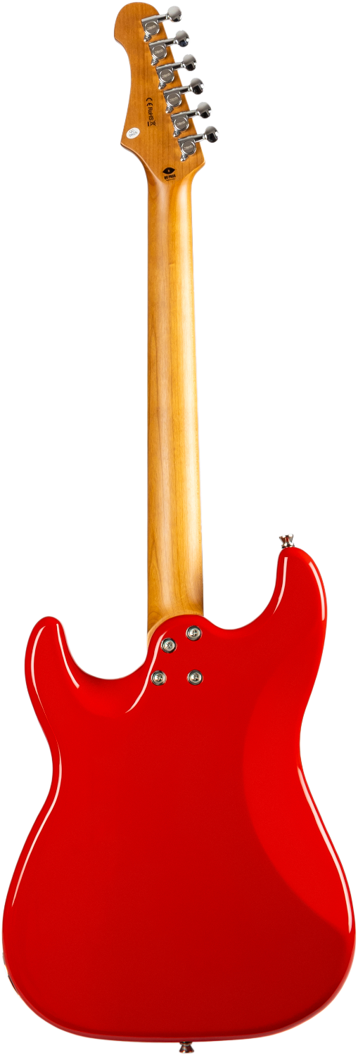 JET Guitars JS-400 HT RD – elektrische gitaar – S-stijl HSS Hardtail Rood, palissander toets