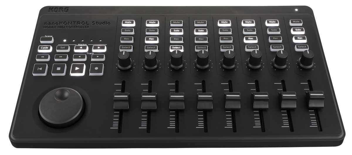 Korg USB-Controller, Bluetooth, nanoKONTROL Studio, zwart