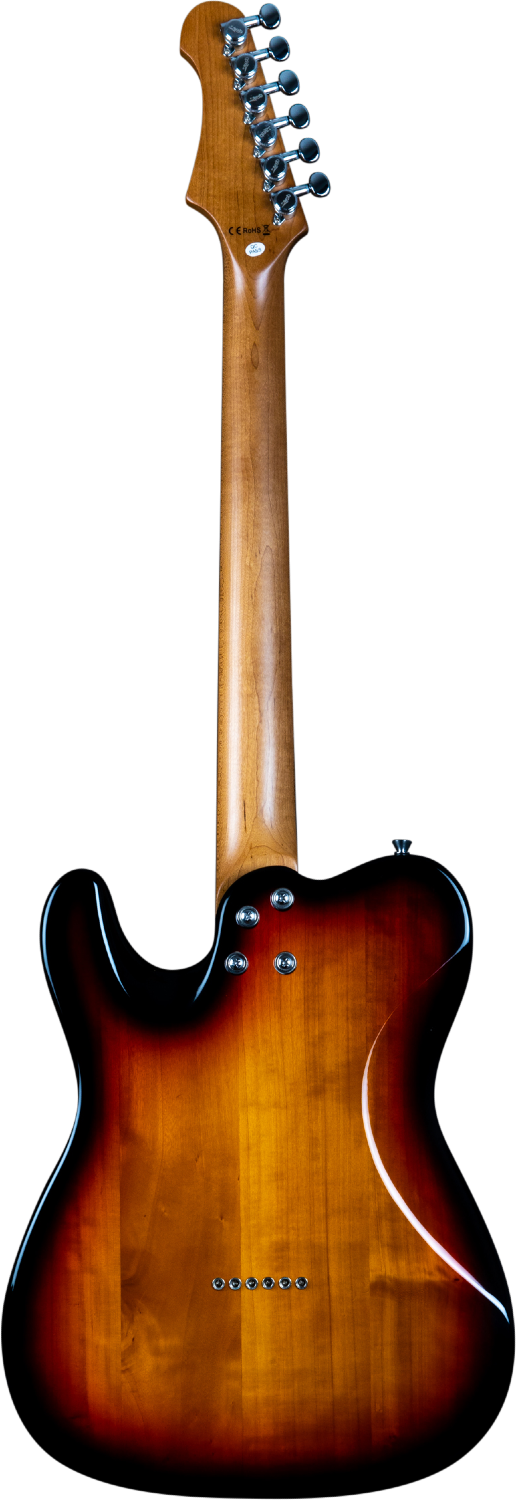 JET Guitars JT-350 SB R – elektrische gitaar – T-stijl SH Sunburst, palissander toets