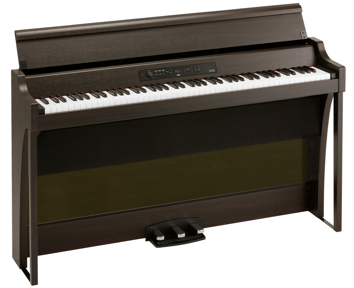 Korg Digitale Piano, Concert, G1B Air, Bluetooth, 3 pedalen, 4x20 W, bruin