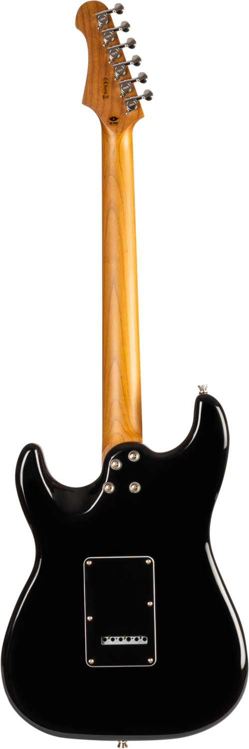 JET Guitars JS-400 BKR H – elektrische gitaar – S-stijl HH Zwart, palissander toets