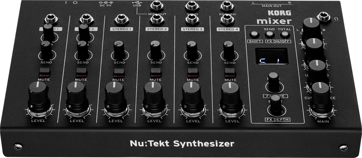 Korg Mixer, NTS-4, Nu:Tekt, DIY Kit, effecten, USB-interface