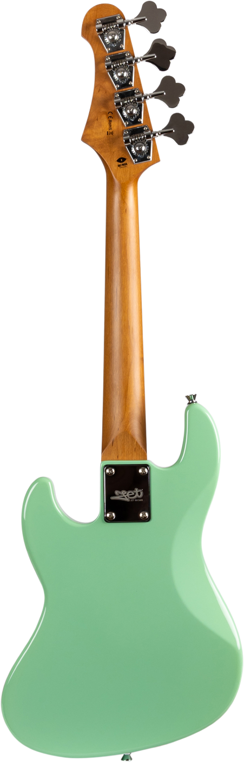 JET Guitars JB-300 SFG – elektrische basgitaar – Reisbas, SF Groen