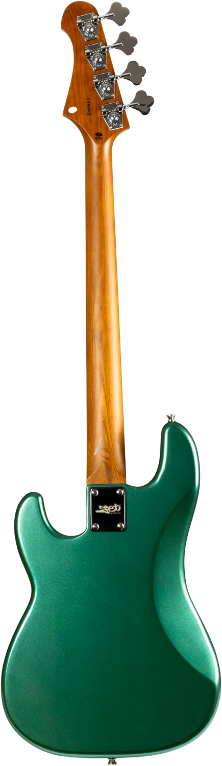 JET Guitars JPB-300 SG R – elektrische basgitaar – PB-stijl Bas Groen, palissander toets