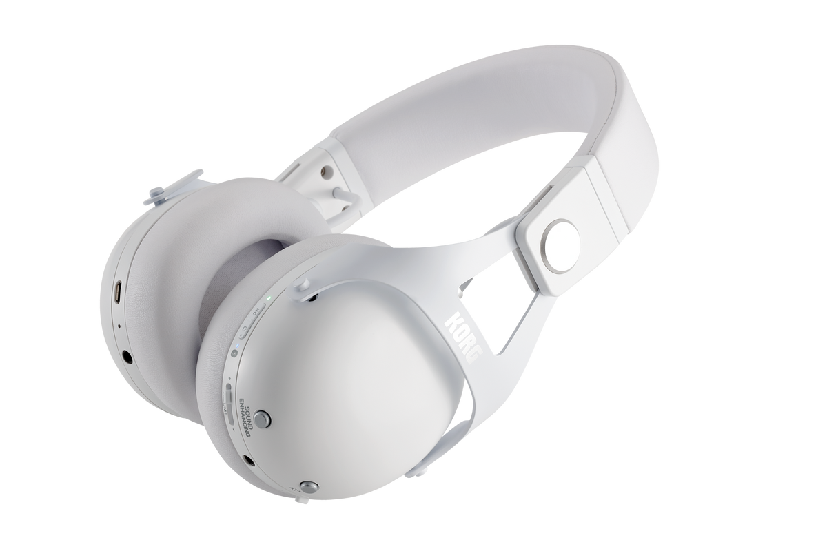 Korg Hoofdtelefoon, NC-Q1, Noise Cancelling, Bluetooth, wit, voor DJ's
