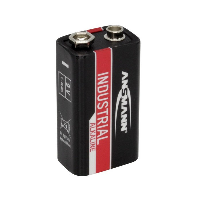 Ansmann Alkaline Industrial Alkaline 9V-Block 10-pcs – batterij