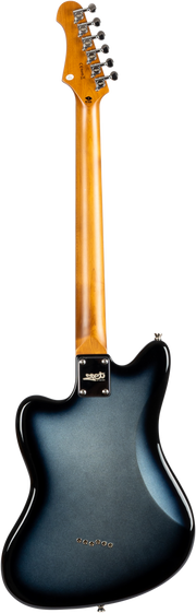 JET Guitars JJ-350 Baritone Moonburst – elektrische gitaar – J-stijl bariton-schaal H-P90 MoonBurst, palissander toets